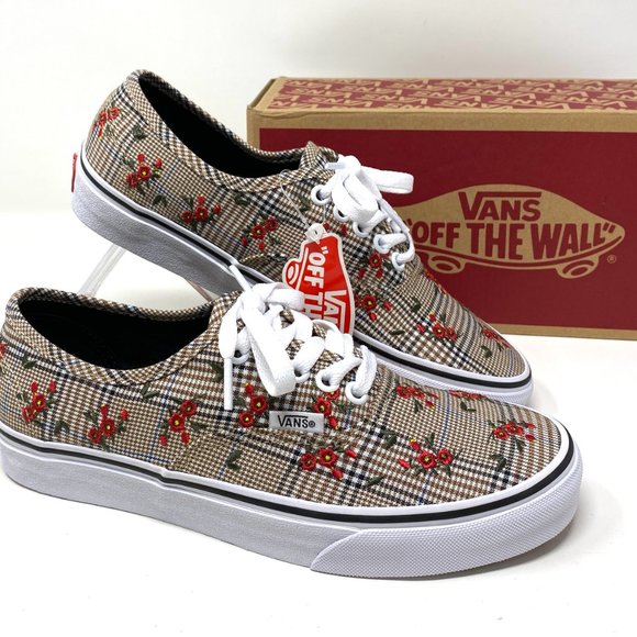 VANS  Authentic Glen Plaid Floral Canvas Men's 🔥 BLACK FRIDAY DEAL 🔥 - Picture 9 of 10